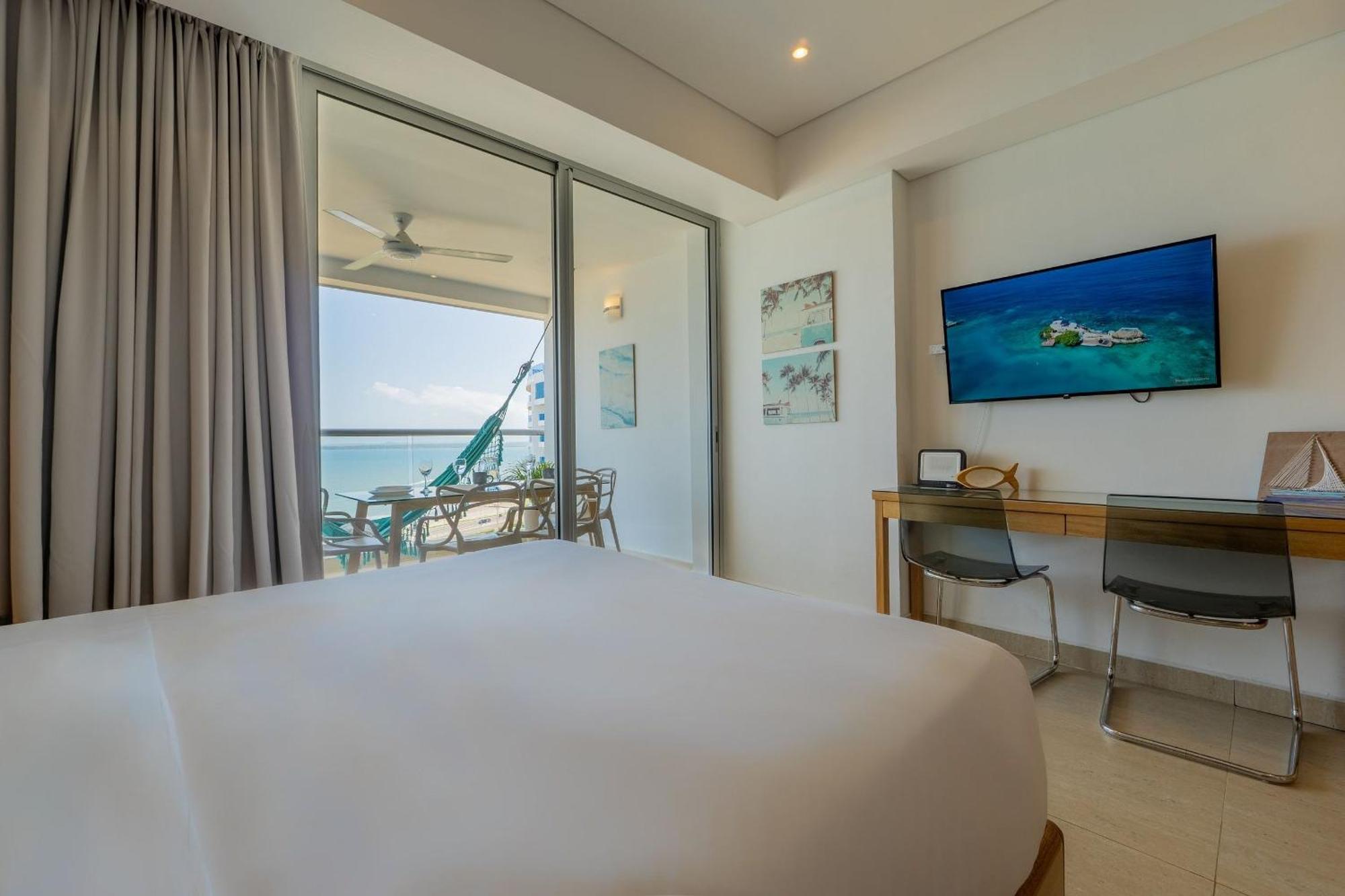 Suite Vista Al Mar Con Hamaca Y 2 Camas Queen P 12 Apartment