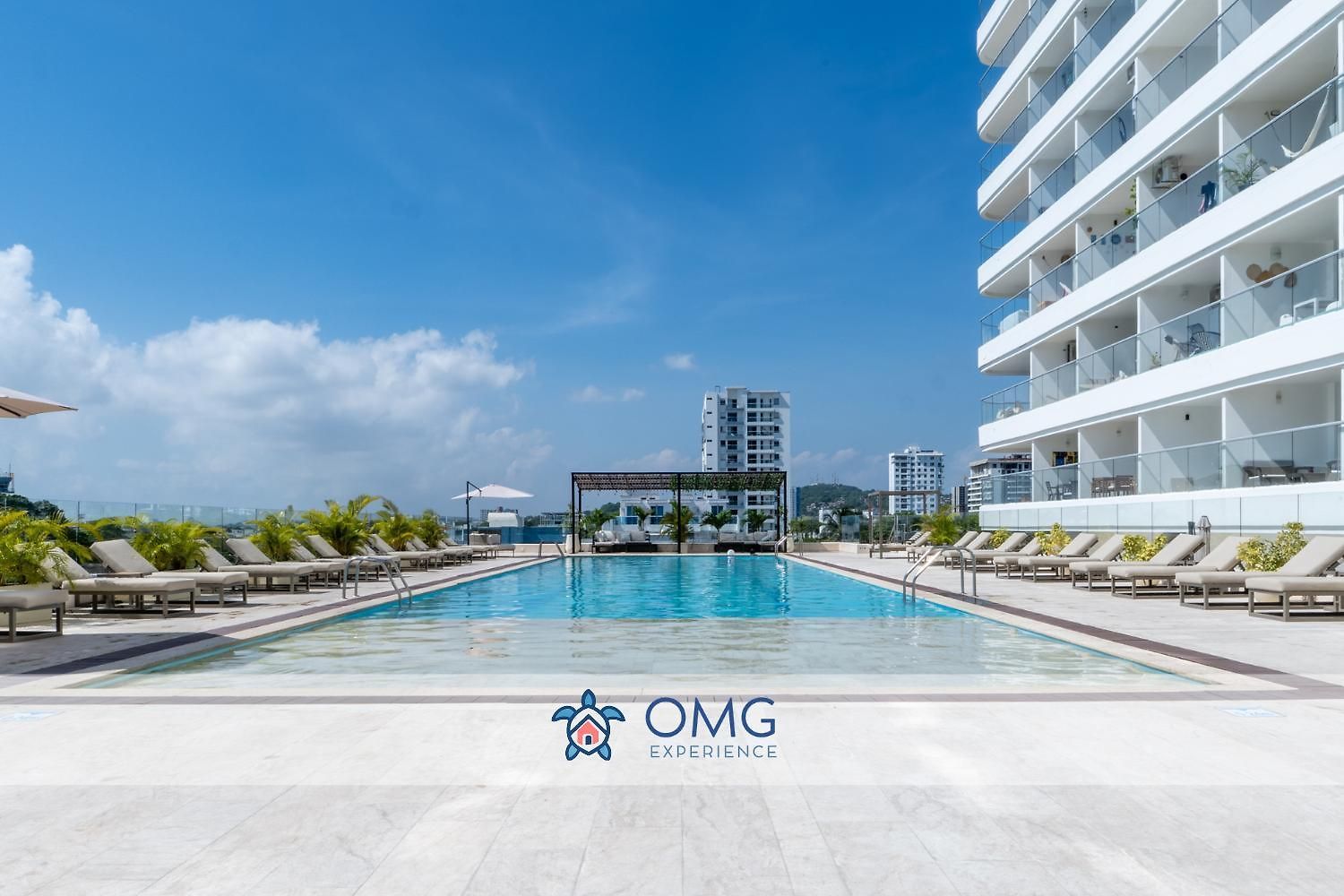 Apartamento Vista Al Mar Con Hamaca Y 2 Camas Queen P 12 *
